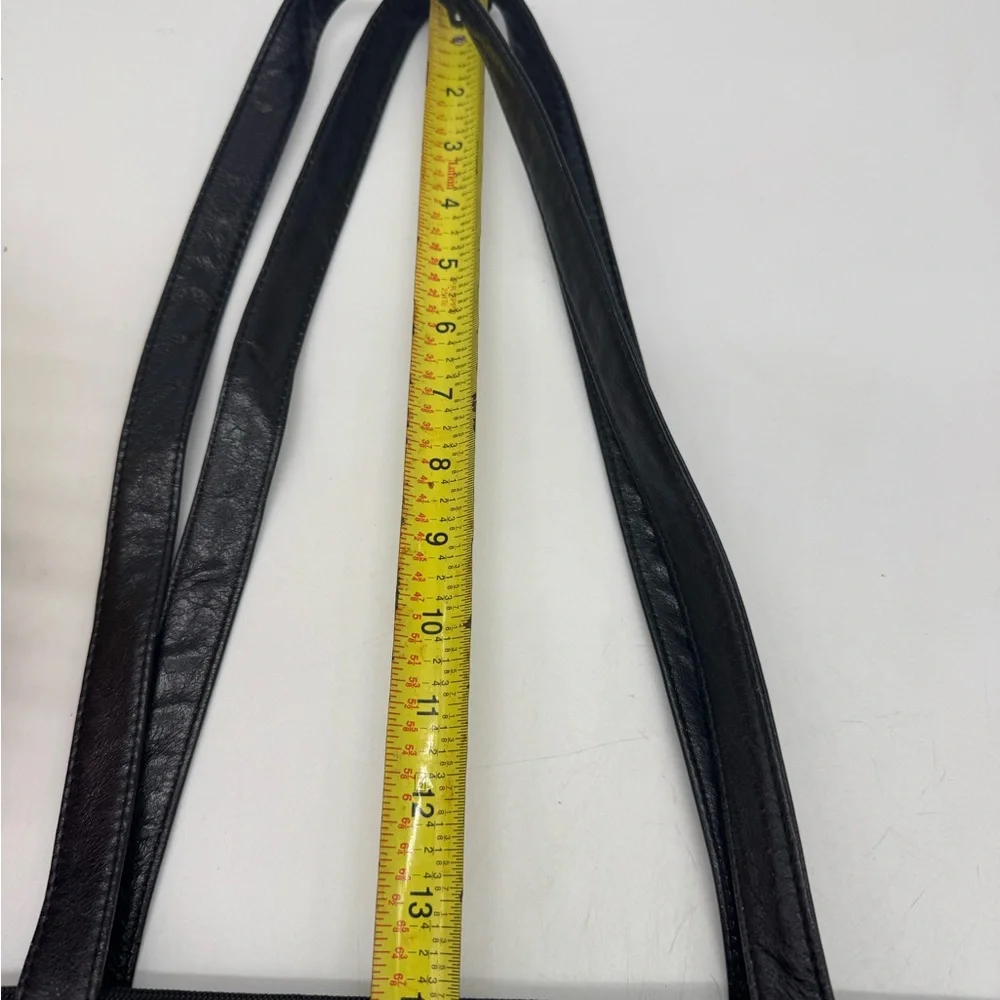 latico Black Leather Laptop Bag